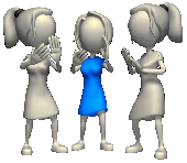 Gif animé bravo femme